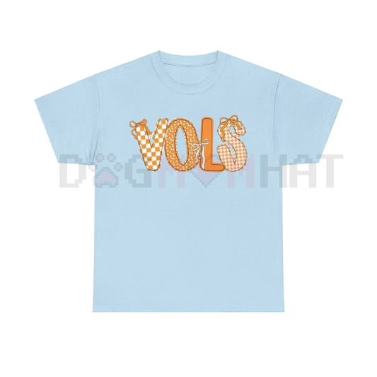 Game Day Spirit T-Shirt – Retro Checkerboard & Polka Dot Print Tee