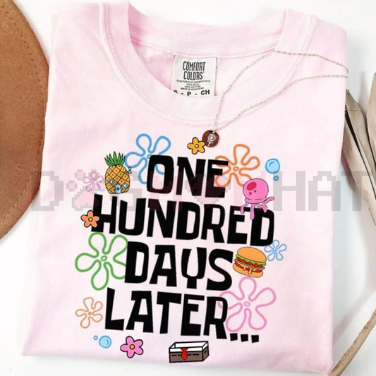 "100 Days Later" Teacher Survival T-Shirt