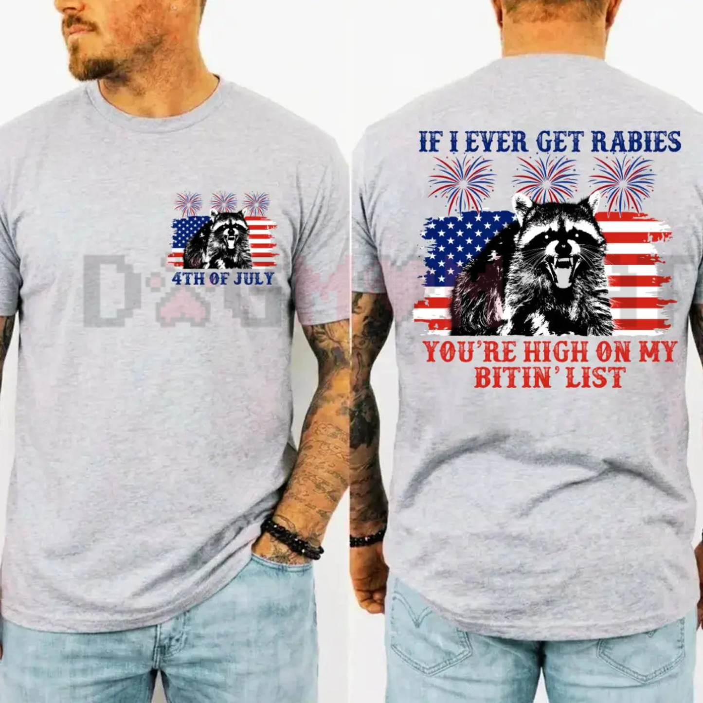 If I Ever Get Rabies 4th Of July Shirt