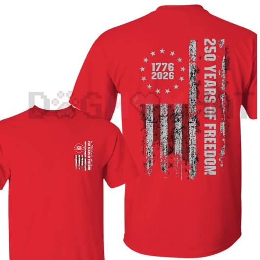 250th Anniversary American Flag T-Shirt