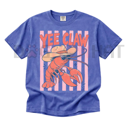 "Yee Claw" Lobster Cowboy T-Shirt