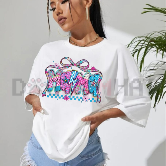 Women’s Artistic Floral Pattern T-Shirt