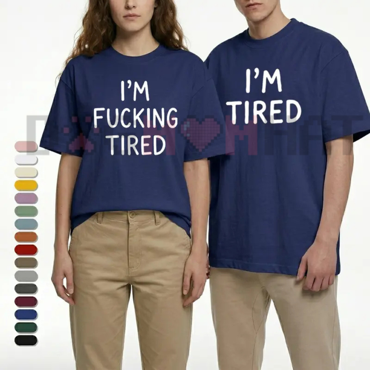 "I'm Awesome and I Love Squeezing Lemons" Graphic T-Shirt - Relaxed Fit Couple Streetwear Tee