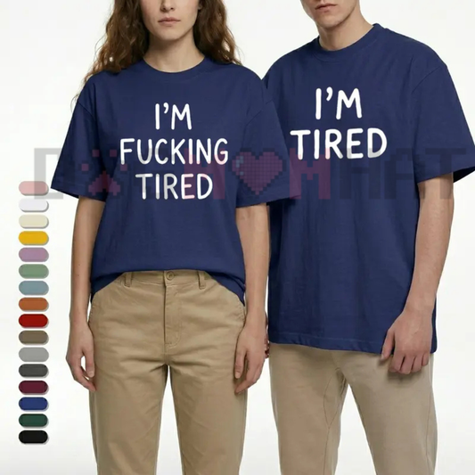 "I'm Awesome and I Love Squeezing Lemons" Graphic T-Shirt - Relaxed Fit Couple Streetwear Tee