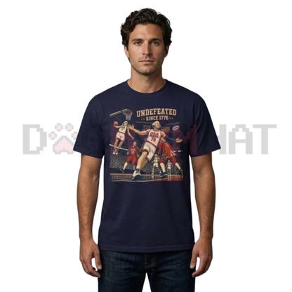 "Undefeated Since 1776" Patriotic 4th of July Tee