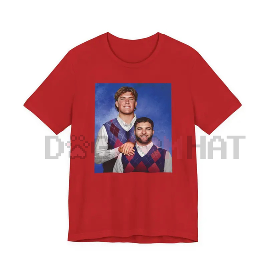 Jaxson Dart & Cam Ward Player Football Shirt – J Dart and Cam Dual QB Graphic Tee