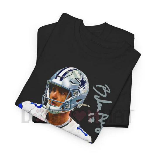 Brandon Aubrey T-Shirt – Unisex 100% Cotton Fan Tee, Football Kicker Apparel