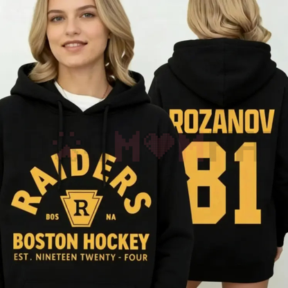 Team Ilya Rozanov #81 Vintage Hockey Romance Hoodie