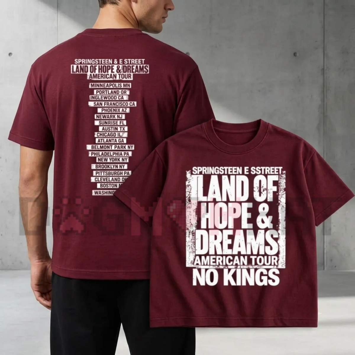 Jack Smith Land Of Hope And Dreams American Tour No Kings Graphic T-Shirt