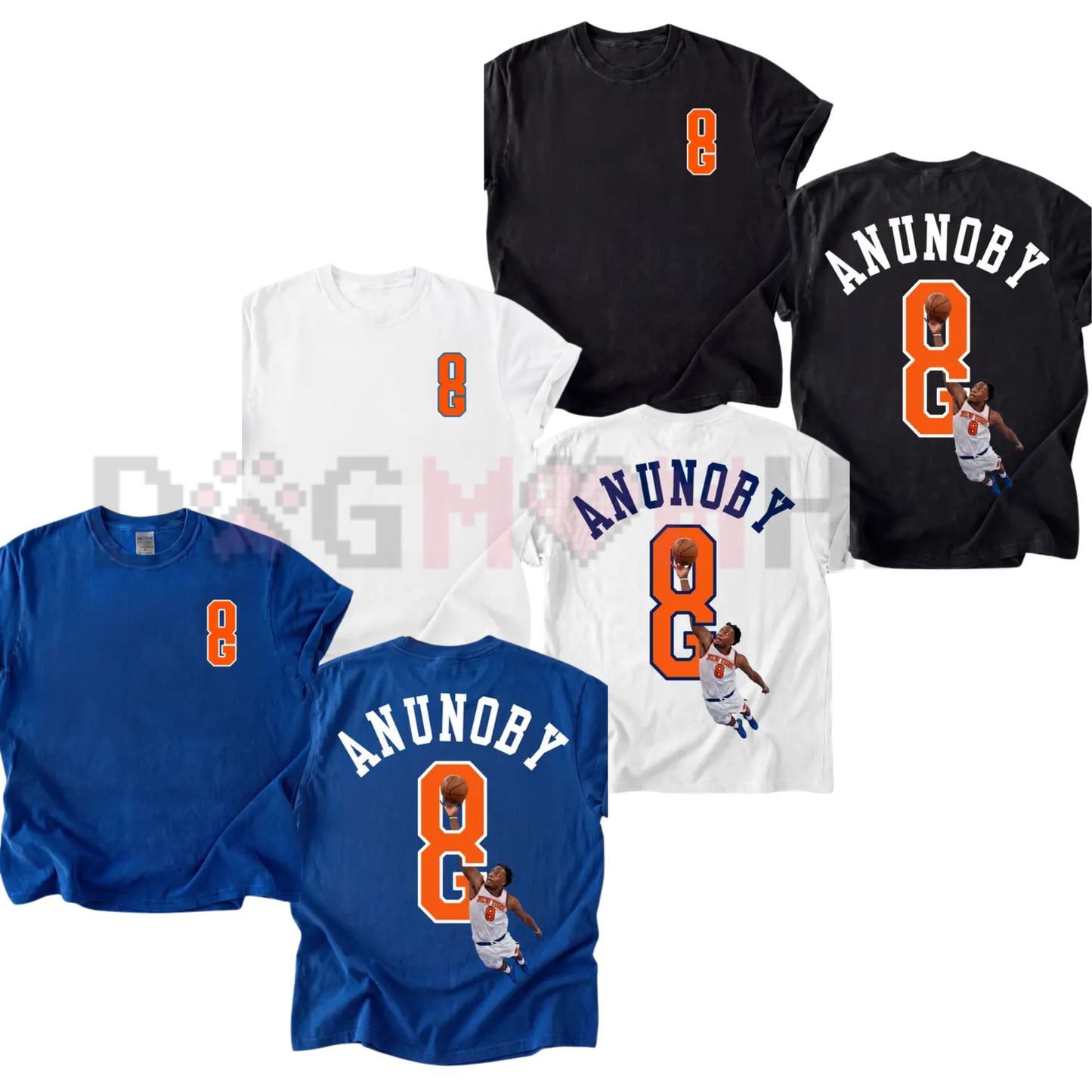 Double-Sided New York Basketball Fan Top, Witty Novelty Defensive Anchor Graphic Shirt