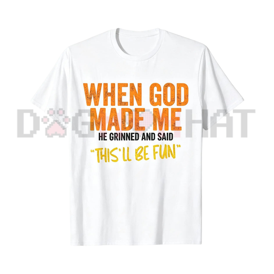 Divine Recipe Sarcastic Graphic Tee - Funny Custom Ingredients Unisex Pure Cotton Quote Shirt