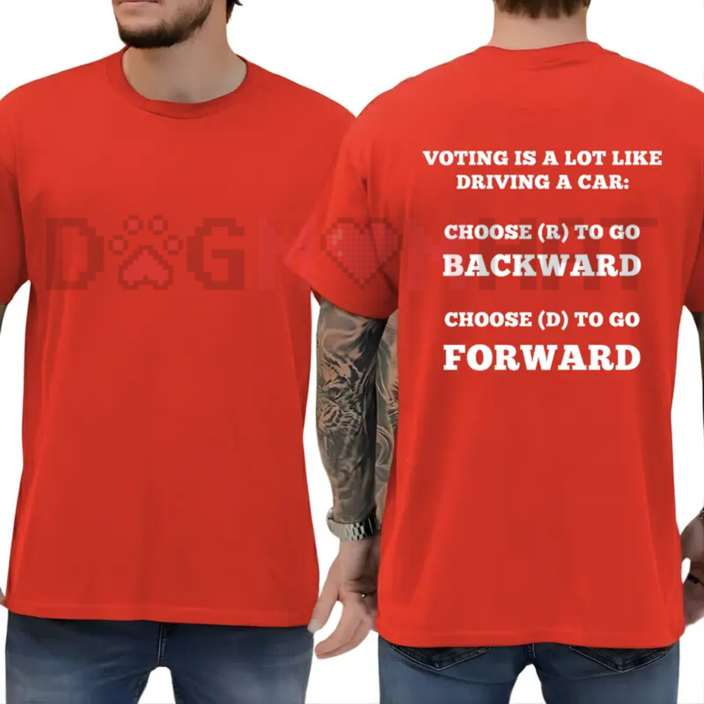 "Voting Is A Lot Like Driving" T-Shirt