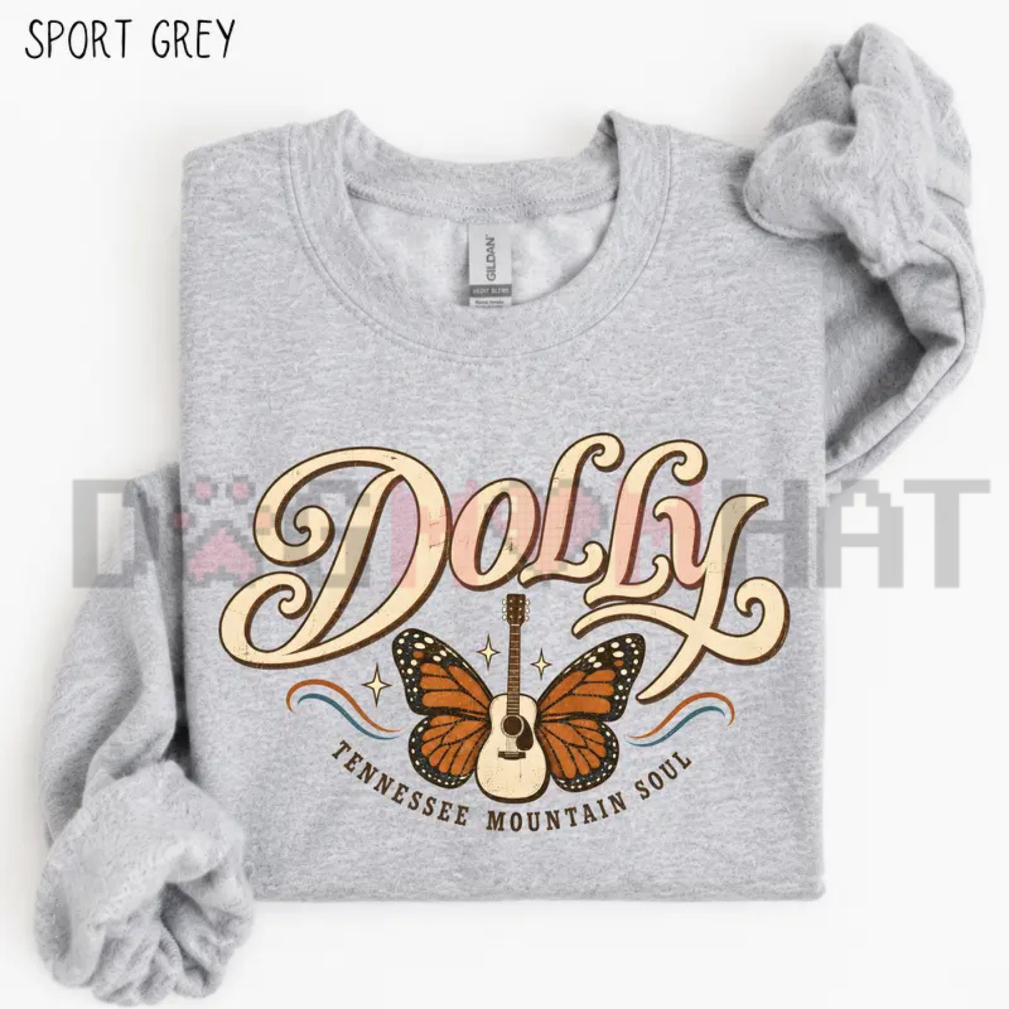 Dolly Parton Memorial Tribute Sweatshirt - Country Music Legend RIP Graphic Crewneck