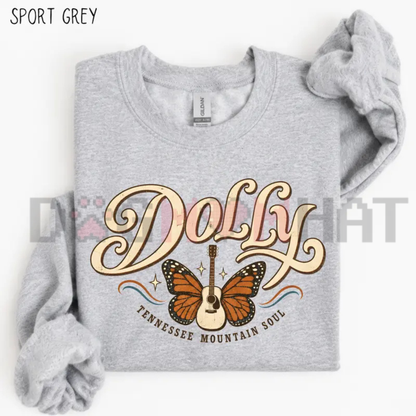 Dolly Parton Memorial Tribute Sweatshirt - Country Music Legend RIP Graphic Crewneck
