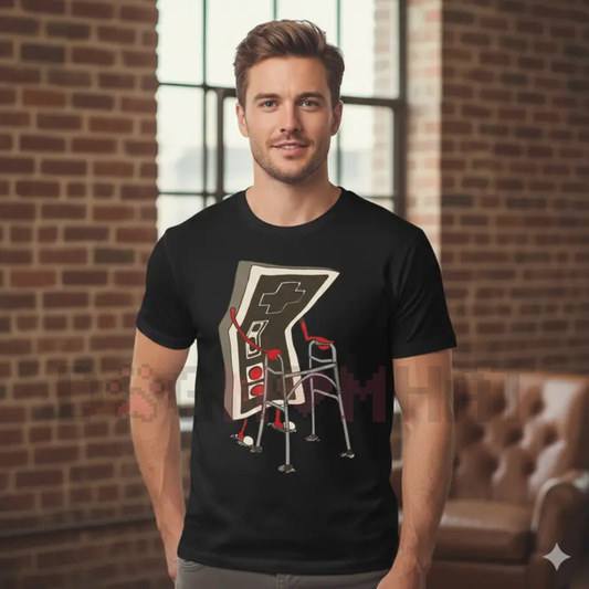 Old Gamer Retro Video Game T-Shirt