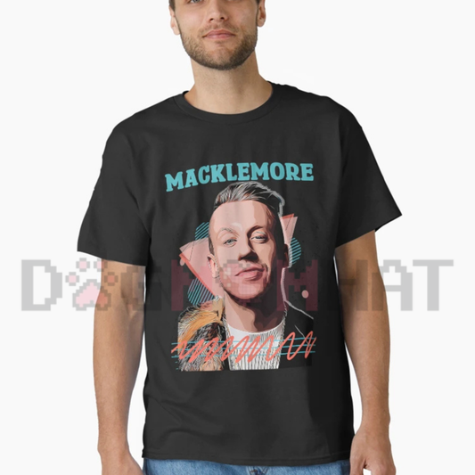 Macklemore Fan Art Retro Vintage Classic T-Shirt – Hip-Hop Music Unisex Tee
