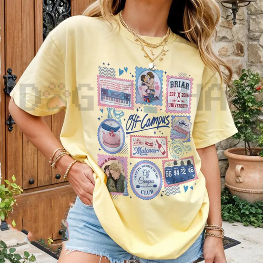 Comfort Colors Briar U "Hockey Stamps" T-Shirt