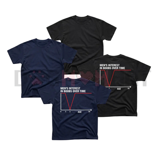 Interest Funny Graphic Printed Tee