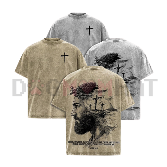 Washed Jesus Christ "John 14:6" T-Shirt