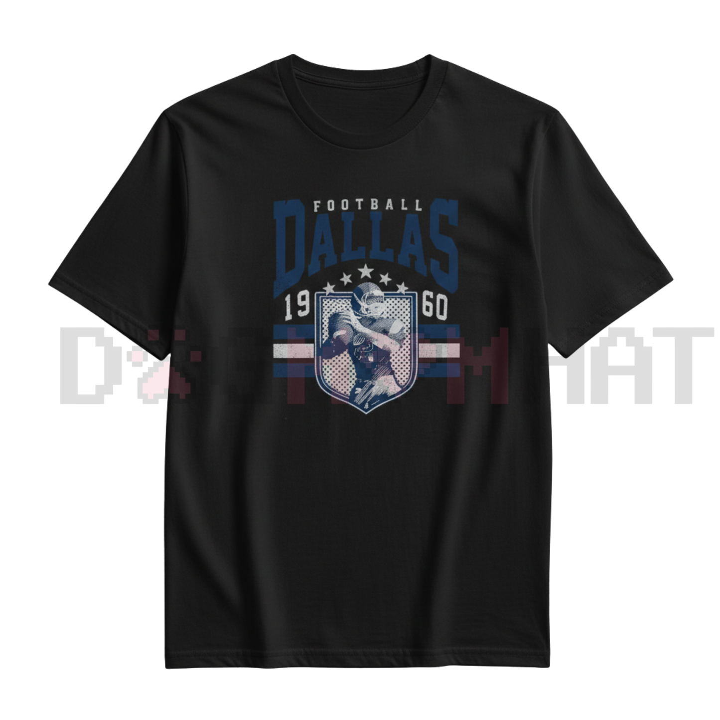 Dallas 1950s Football Graphic Men's T-Shirt