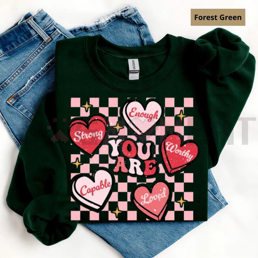 Cute Teacher Valentine Sweatshirt