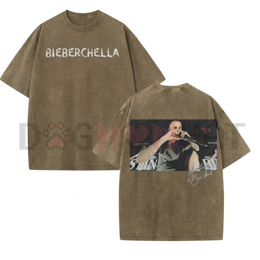 Bieberchella "JB Heart" Vintage Washed T-Shirt