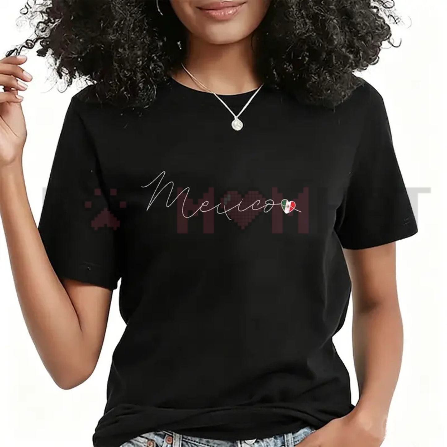 Simple Love Mexican Lowrider Style Graphic Tee