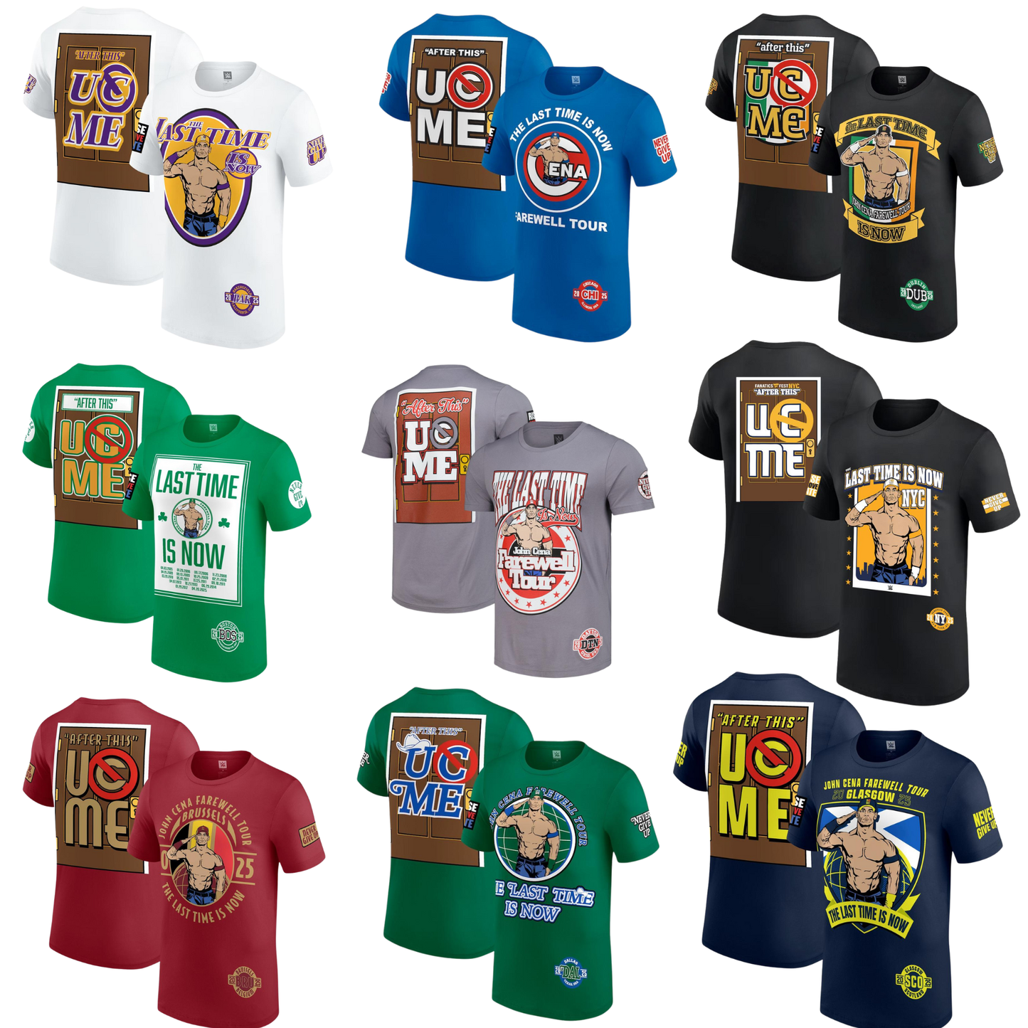 JOHN CENA Farewell Tour 2025 Collection T-Shirt