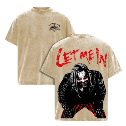 Bray Wyatt "Let Me In" Vintage T-Shirt – Wrestler Shirt, WWE T-shirt, The Fiend, Unisex Graphic Tee