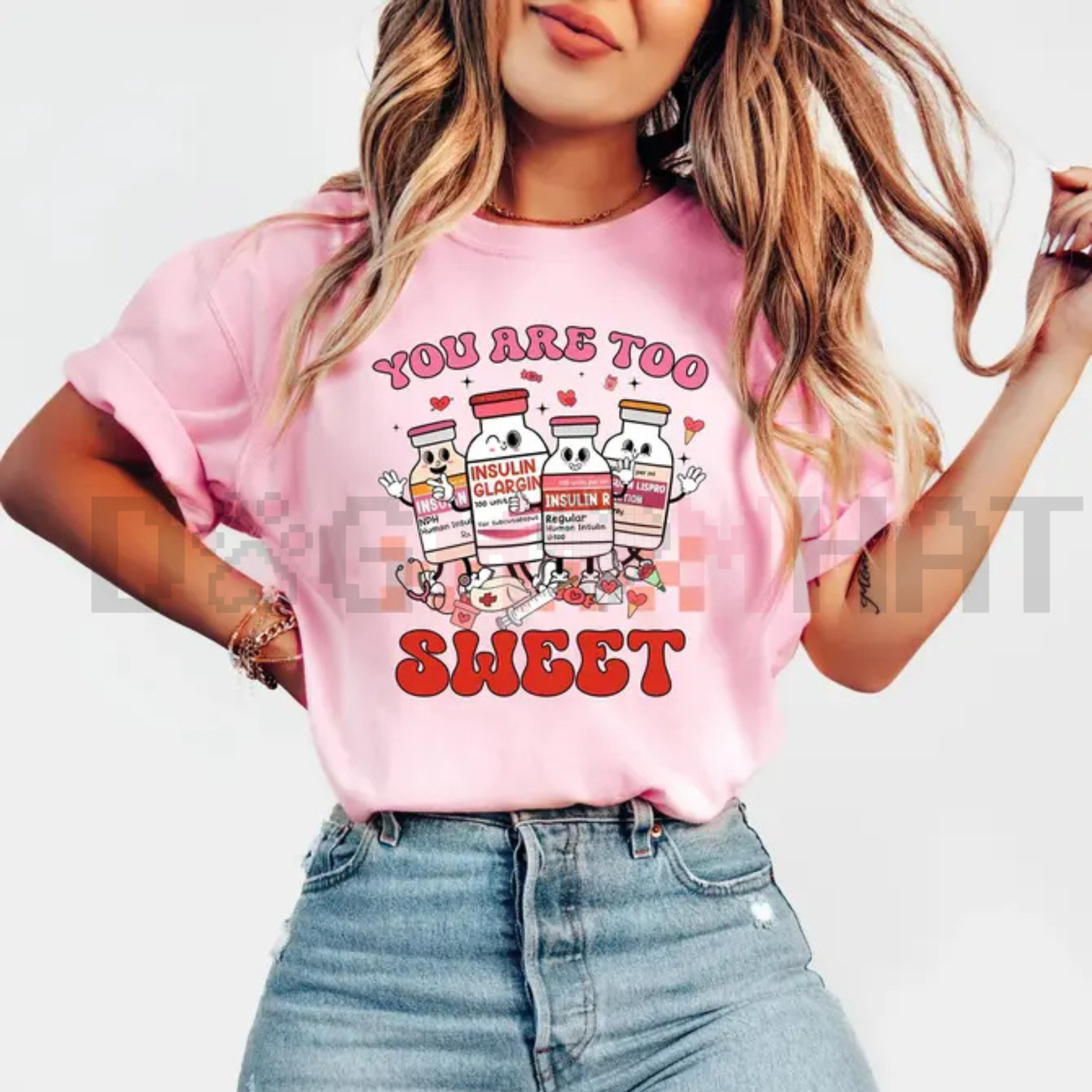 "You Are Too Sweet" Nurse Valentine T-Shirt