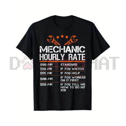 Mechanic "Hourly Labor Rate" Summer Tee
