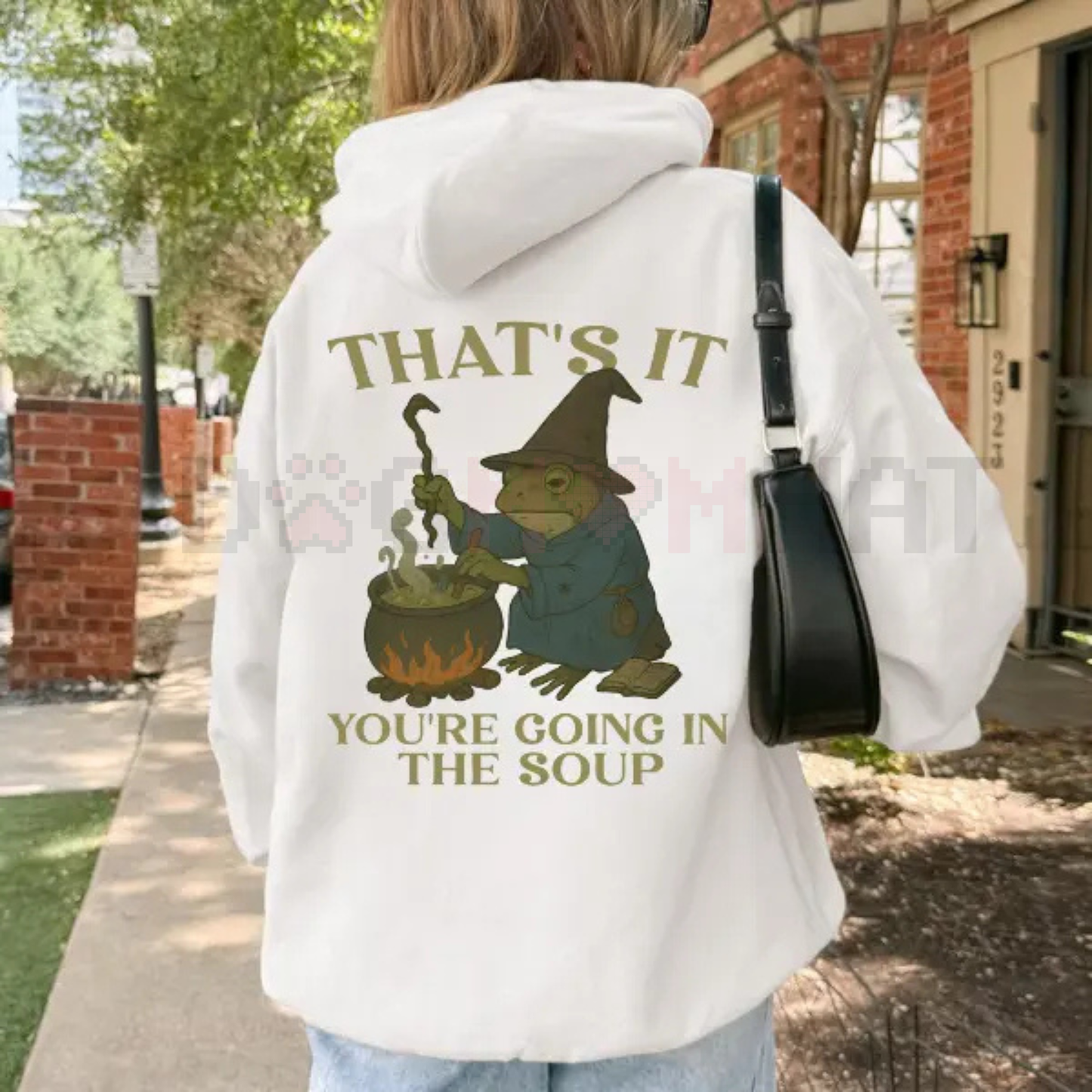 Viral Meme 'Going in the Soup' Hoodie – Unisex Kitchen Humor Slogan Pullover