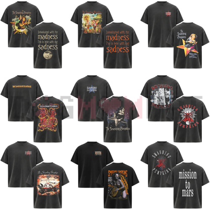 Smashing Pumpkins Vintage Rock Band Graphic Tee - Retro 90s Alternative Music Cotton Unisex T-Shirt