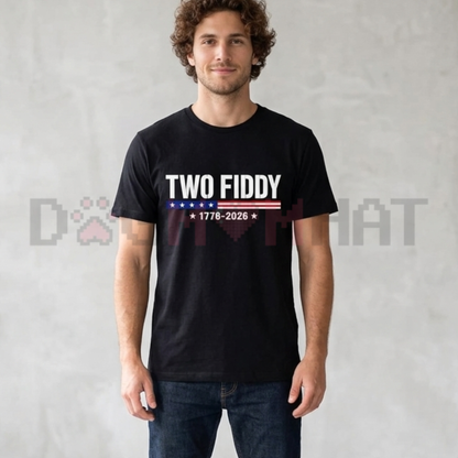 "Two Fiddy" USA 250th Anniversary Unisex Tee