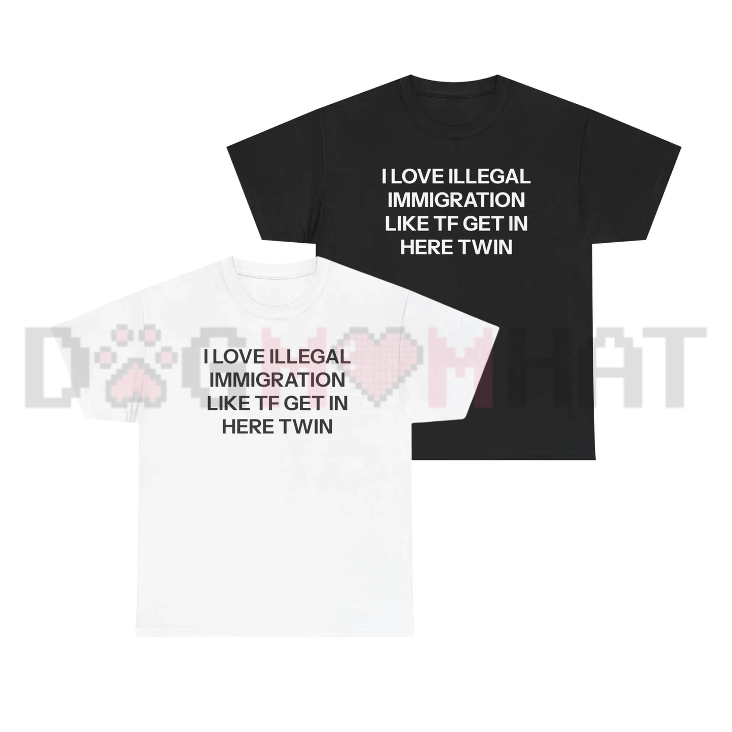 "I Love Illegal" Edgy Graphic T-Shirt