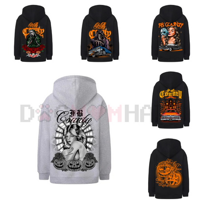 FB County Heavyweight Oversized Halloween Graphic Hoodie