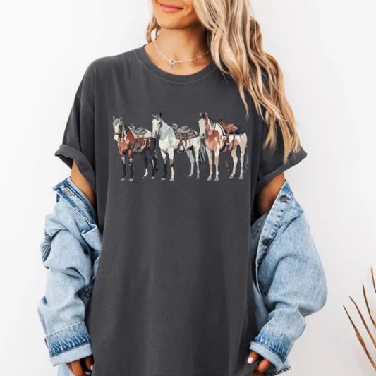 Wild & Free Western Horse T-Shirt