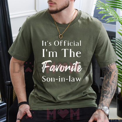 "Favorite Son-in-Law" T-Shirt – Funny Slogan Tee