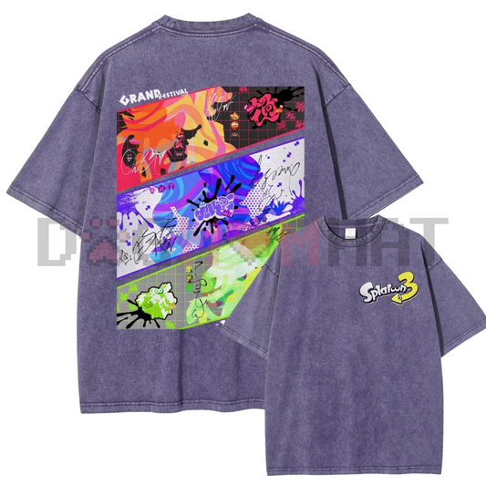 Splatoon 3 Unisex T-Shirt & Y2K Retro Anime Graphic Tee