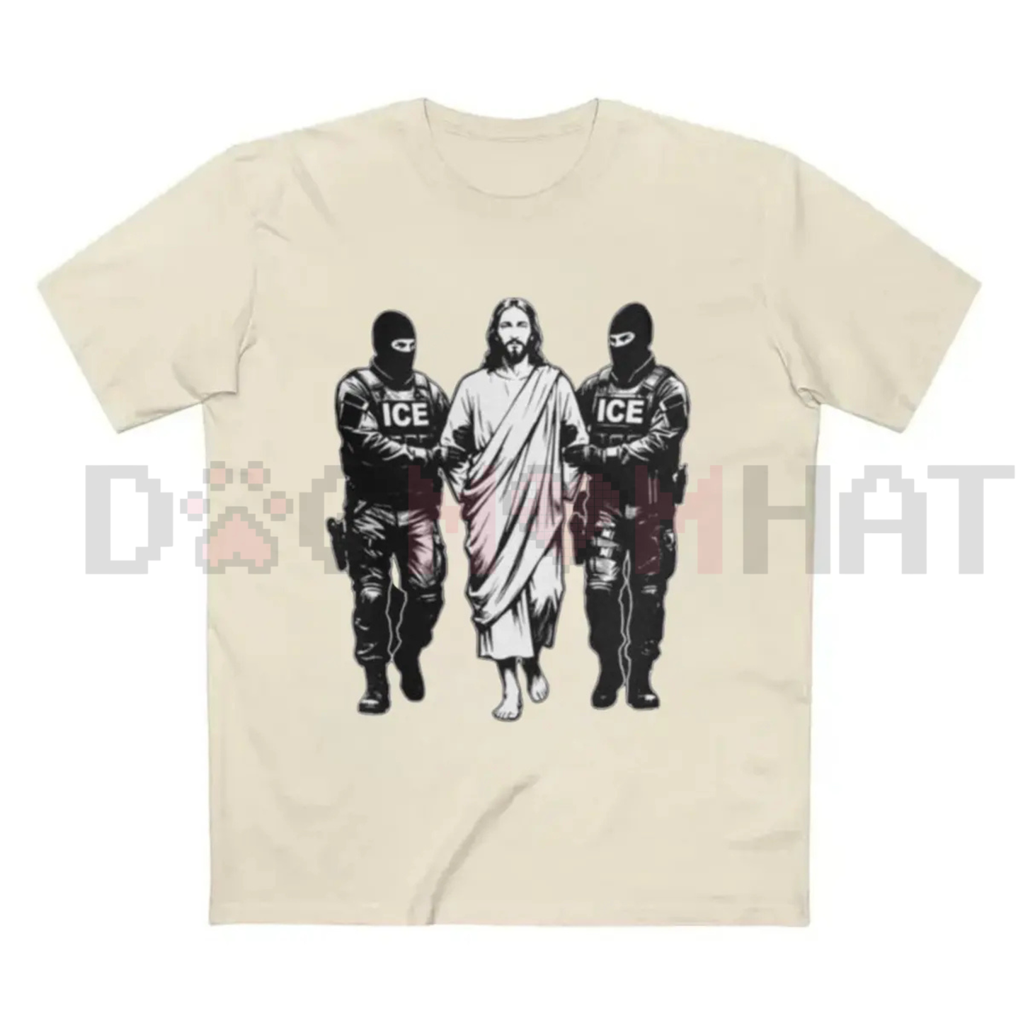 Jesus Arrested Parody Anti-ICE T-Shirt