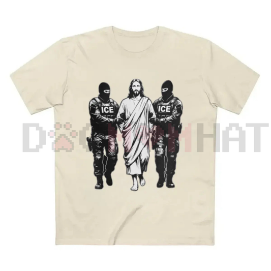 Jesus Arrested Parody Anti-ICE T-Shirt