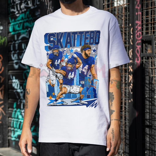 Cam Skattebo Graphic T Shirt Giants Football Tee Arizona State Sun Devils RB NEW