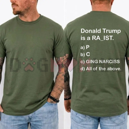 Political Quiz Master Graphic Tee - Sarcastic Election Choice Pure Cotton Unisex Casual T-Shirt