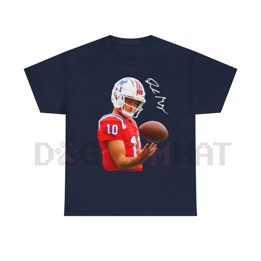 Drake Maye Tee – Unisex Football Star Graphic T-Shirt