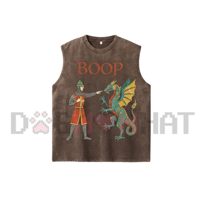"Medieval Dragon Meme Art" Streetwear Graphic T-Shirt