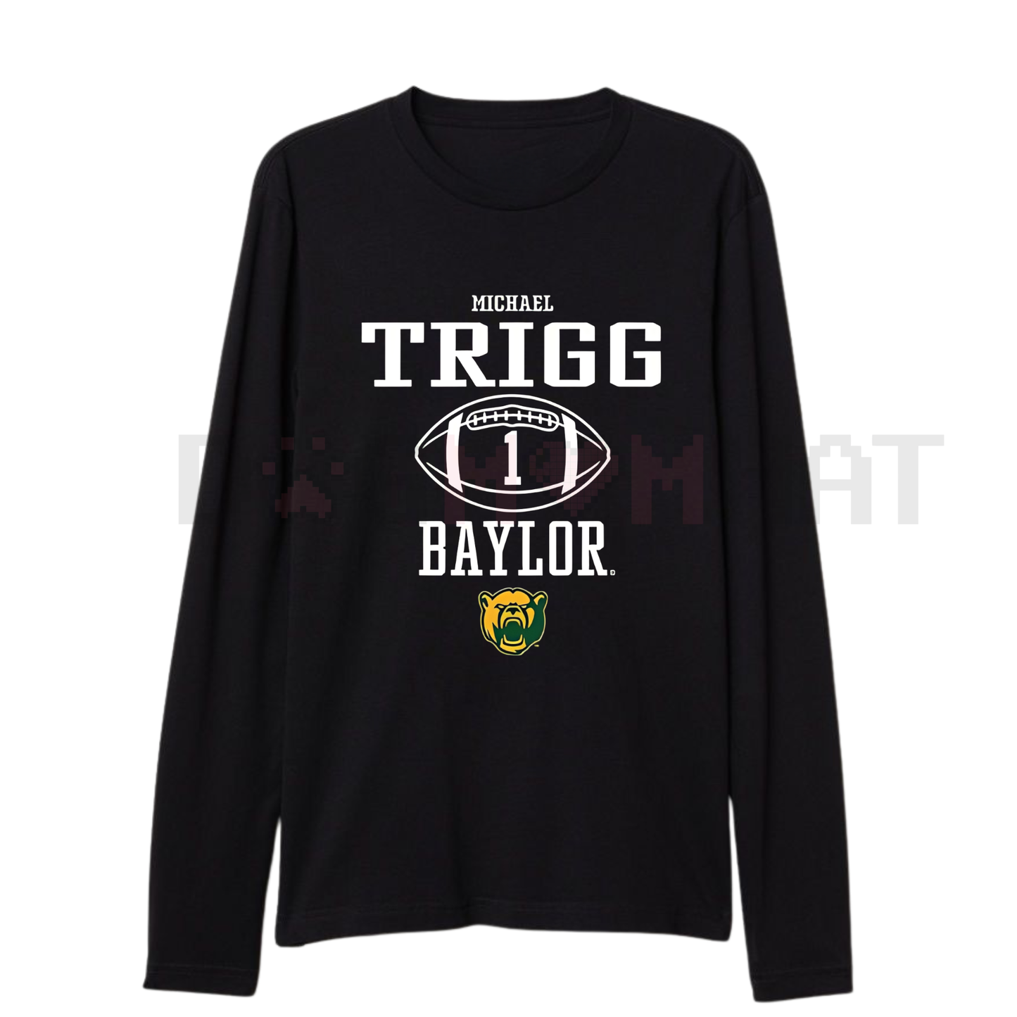 Michael Trigg Baylor Football Game Day Long Sleeve T-Shirt