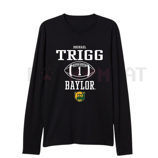 Michael Trigg Baylor Football Game Day Long Sleeve T-Shirt