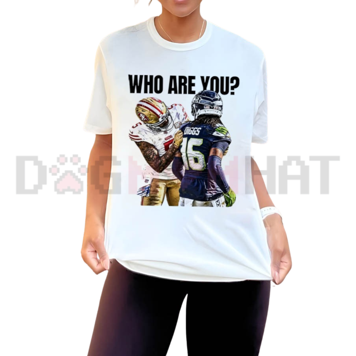 Comfort Colors® Mike Evans "Who Are You?" Football Graphic T-Shirt