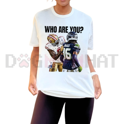 Comfort Colors® Mike Evans "Who Are You?" Football Graphic T-Shirt