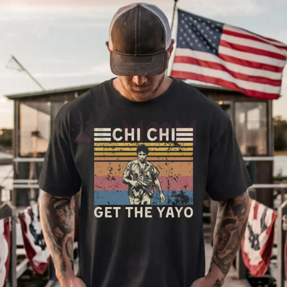 Scarface "Chi Chi Get The Yayo" T-Shirt – Al Pacino Quote Vintage Tee
